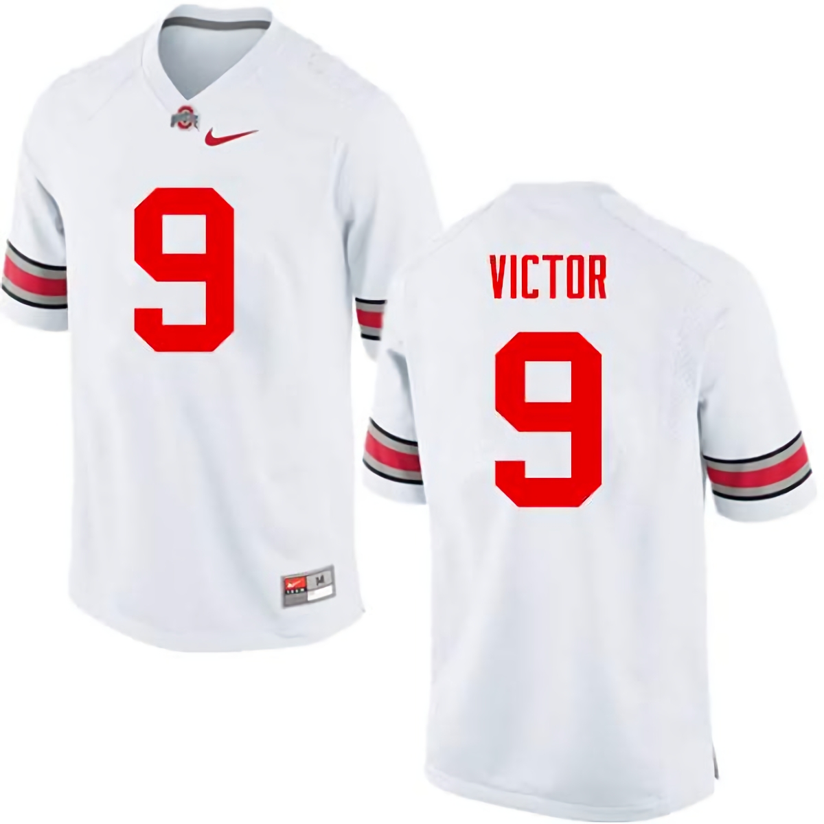 Binjimen Victor Ohio State Buckeyes Men's NCAA #9 Nike White College Stitched Football Jersey GPG3656YV